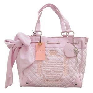 Juicy Couture Light Pink day dreamer Tote